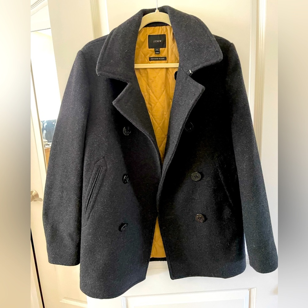 J. Crew Bayswater Peacoat Wool Thinsulate XS